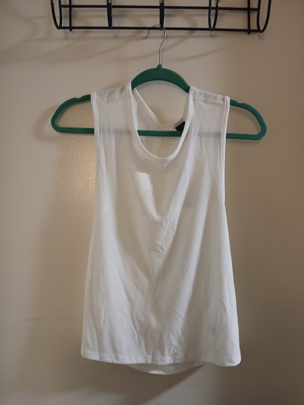 wild fable White Ribbed Tank Top
